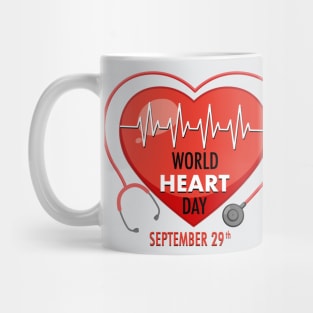 world heart day Mug